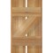 Ekena Millwork Spaced Board-n-Batten Shutters w/Z-Bar, Rough Sawn Western Red Cedar, 11 1/4W x 19H, PR RBS06Z11X019RWR - alternate 2
